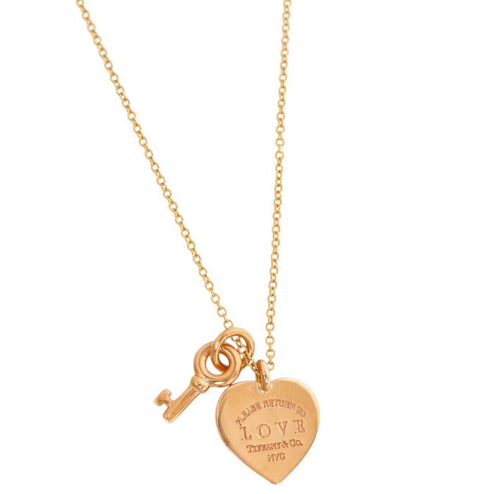 TIFFANY&Co. 
リターントゥティファニー ラブハート タグ キー ネックレス