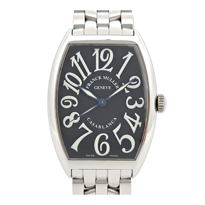 FRANCK MULLER 
Casablanca Tonneau Curvex 
With box and papers