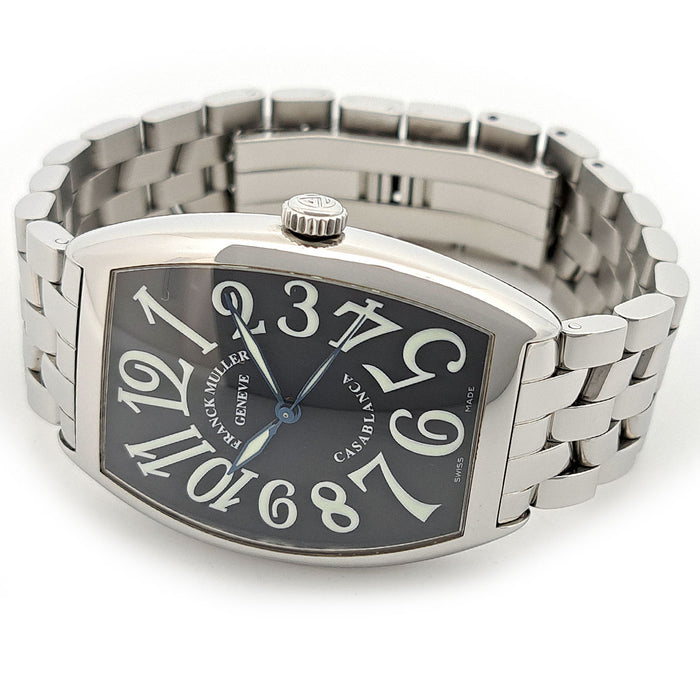 FRANCK MULLER 
Casablanca Tonneau Curvex 
With box and papers