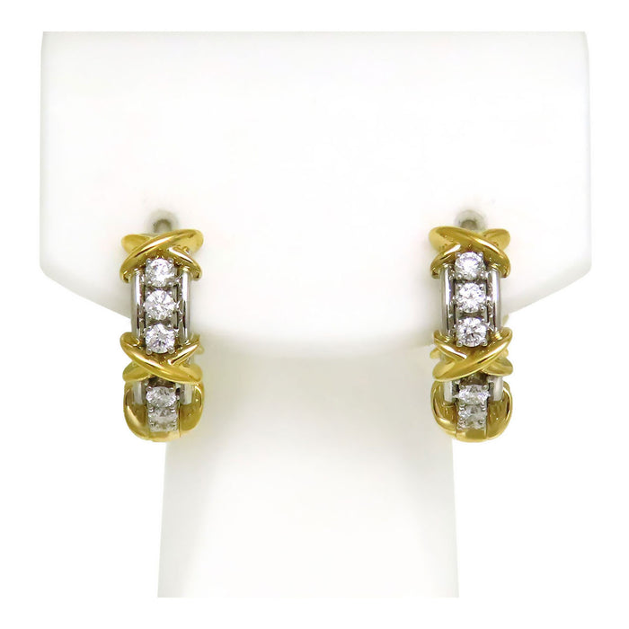 TIFFANY&Co. 
Jean Schlumberger Valse Narrow Earrings