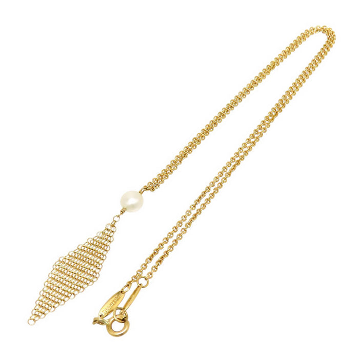 TIFFANY&Co. 
Mesh Pearl Necklace