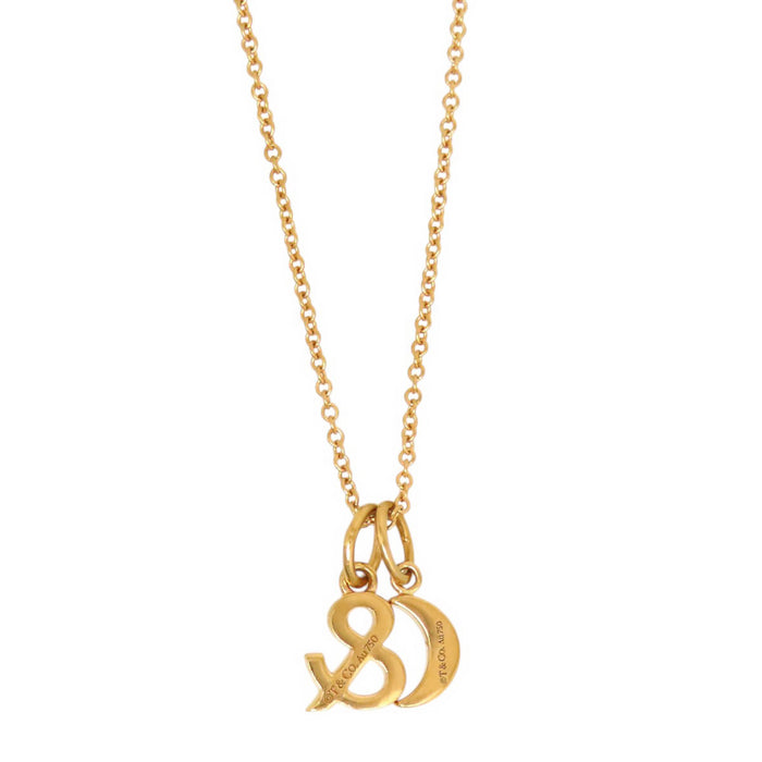 TIFFANY&Co. 
Ampersand Moon Necklace