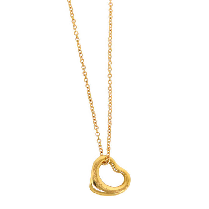TIFFANY&Co. 
Open Heart Necklace