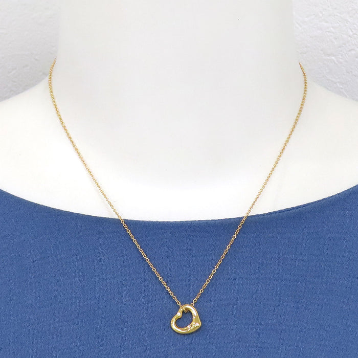 TIFFANY&Co. 
Open Heart Necklace
