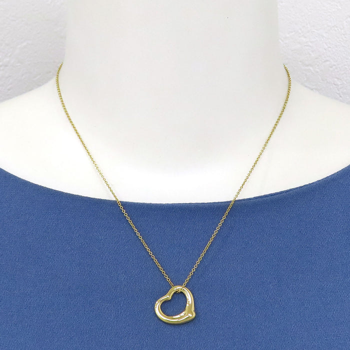 TIFFANY&Co. 
Open Heart Necklace