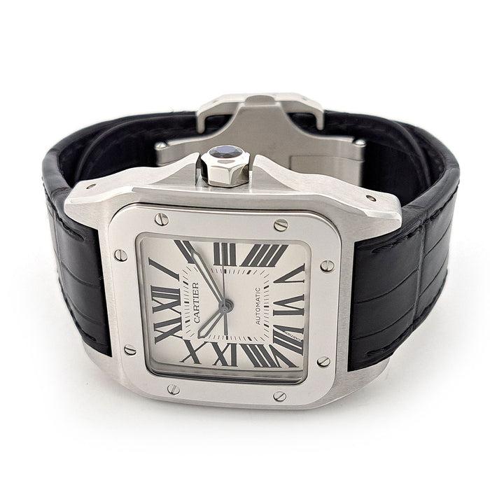 CARTIER 
サントス 100 LM 
箱ギャラ付