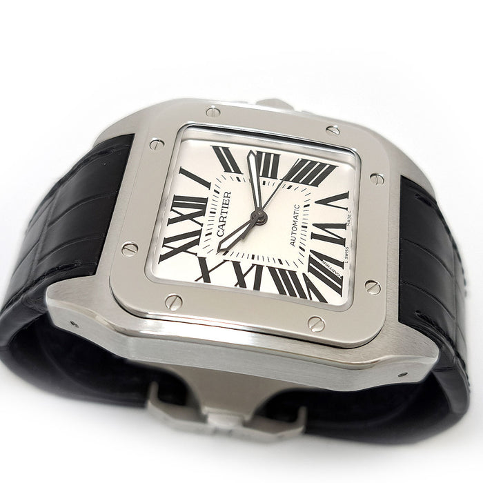 CARTIER 
サントス 100 LM 
箱ギャラ付