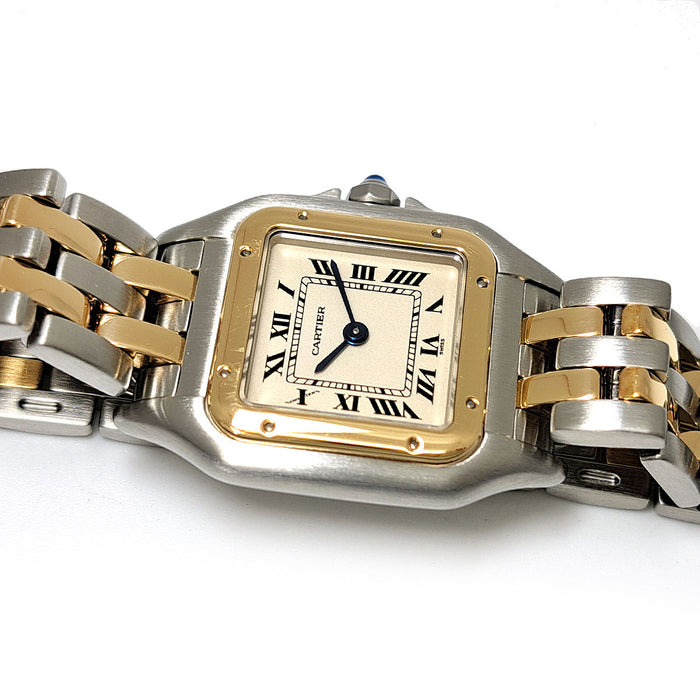 CARTIER 
Panthère SM Two-Row 
With box and papers