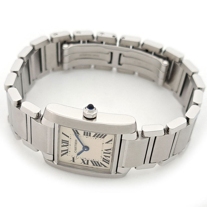 CARTIER 
Tank Française SM 
With papers