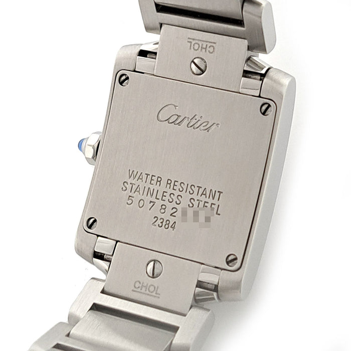 CARTIER 
Tank Française SM 
With papers