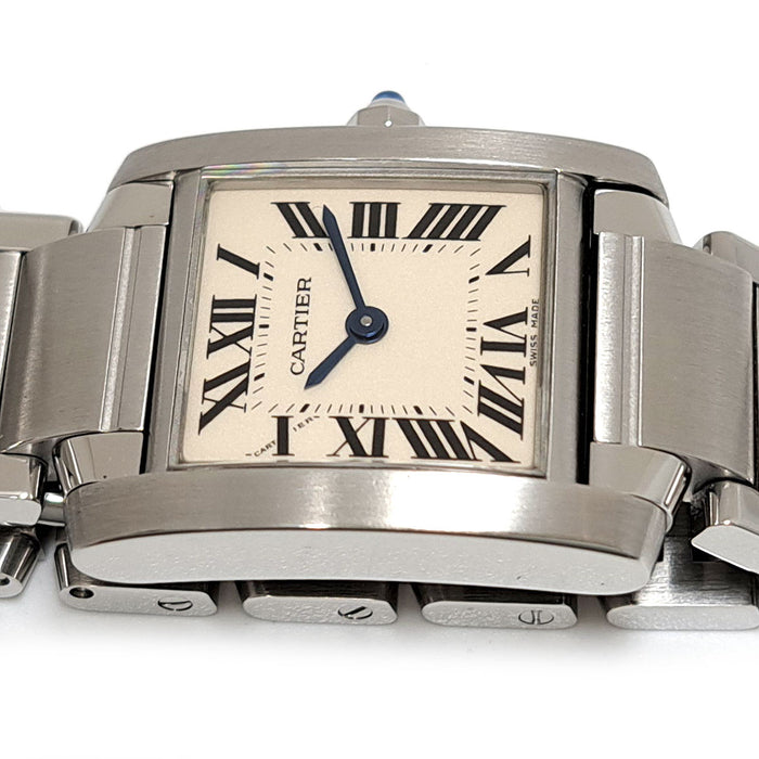 CARTIER 
Tank Française SM 
With papers