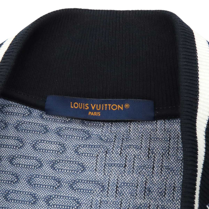 LOUIS VUITTON 
LV ロゴ キルテッド コットン混 ナイロン混 2024年製 
ダミエ ジップアップ ジャケット