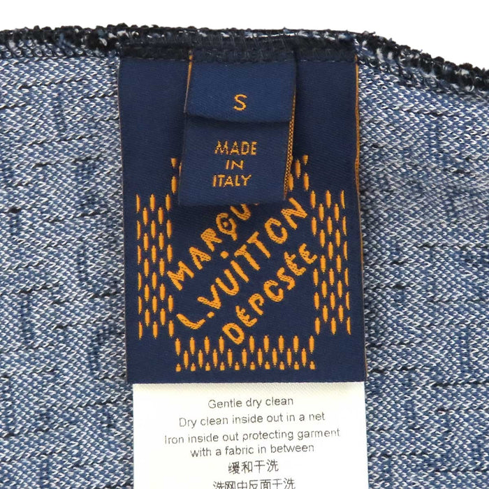 LOUIS VUITTON 
LV ロゴ キルテッド コットン混 ナイロン混 2024年製 
ダミエ ジップアップ ジャケット