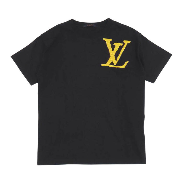 LOUIS VUITTON 
コットン クルーネック 
LV ブリック ロゴ Tシャツ