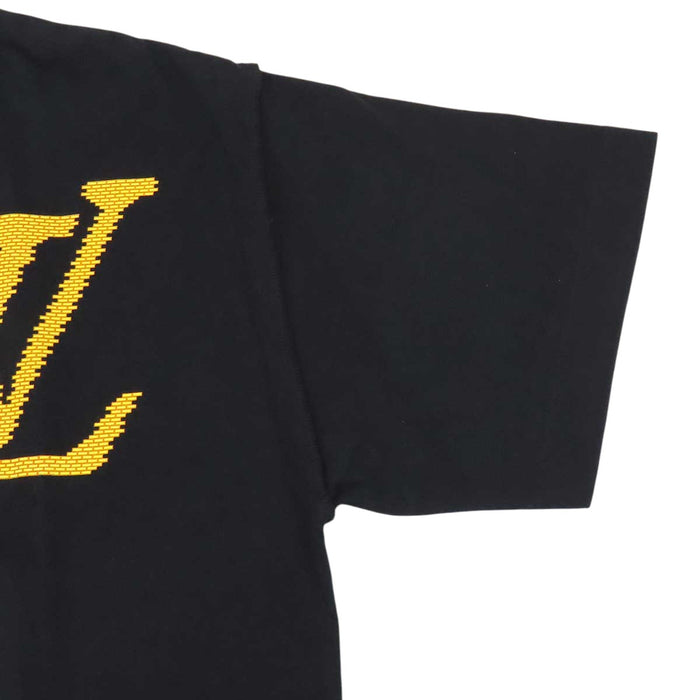 LOUIS VUITTON 
コットン クルーネック 
LV ブリック ロゴ Tシャツ