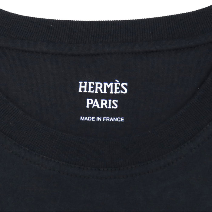 HERMES 
CARTOUCHE DELLA CAVALLERIA コットン クルーネック 
カルトゥッシュ デッラ カヴァッレリア Tシャツ
