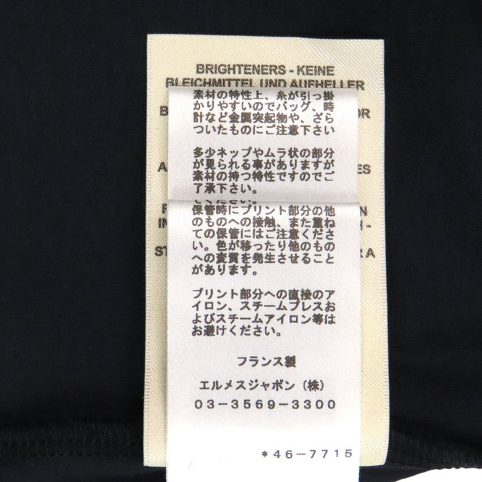 HERMES 
CARTOUCHE DELLA CAVALLERIA コットン クルーネック 
カルトゥッシュ デッラ カヴァッレリア Tシャツ