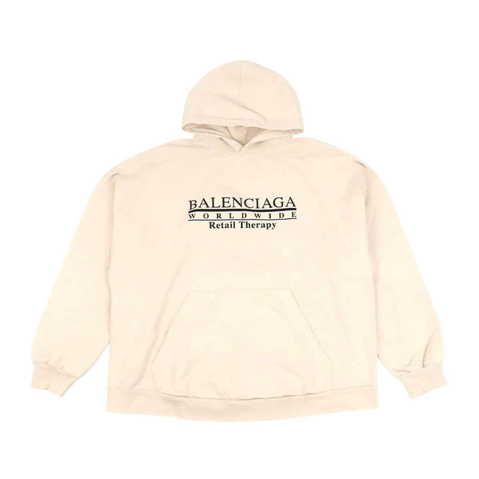 BALENCIAGA 
Retail Therapy リテールセラピー Worldwide フーディ スウェット 
ロゴ パーカー