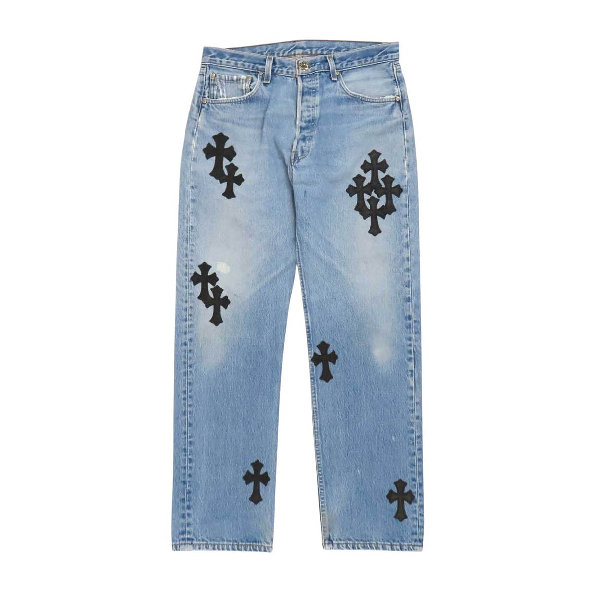 CHROME HEARTS Levi's custom CH scroll label silver Levi's 501
