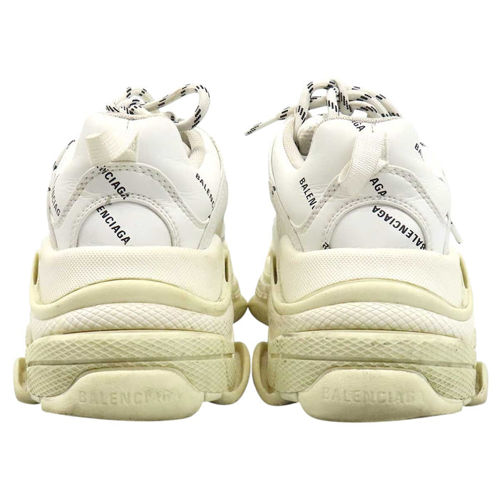 BALENCIAGA 
トリプルS ロゴ 総柄 レザー レースアップ 
Triple S スニーカー