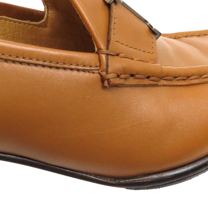 HERMES 
H ロゴ アッシュ シルバーカラーメタル 
コンスタンス ローファー