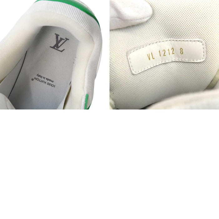 LOUIS VUITTON 
ロゴ レザー レースアップ 
LV トレイナー マキシ ライン スニーカー