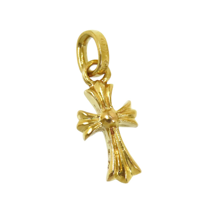 CHROME HEARTS 
Charm BABY FAT pavé de diamants en or jaune 22 carats, poinçon de 2004