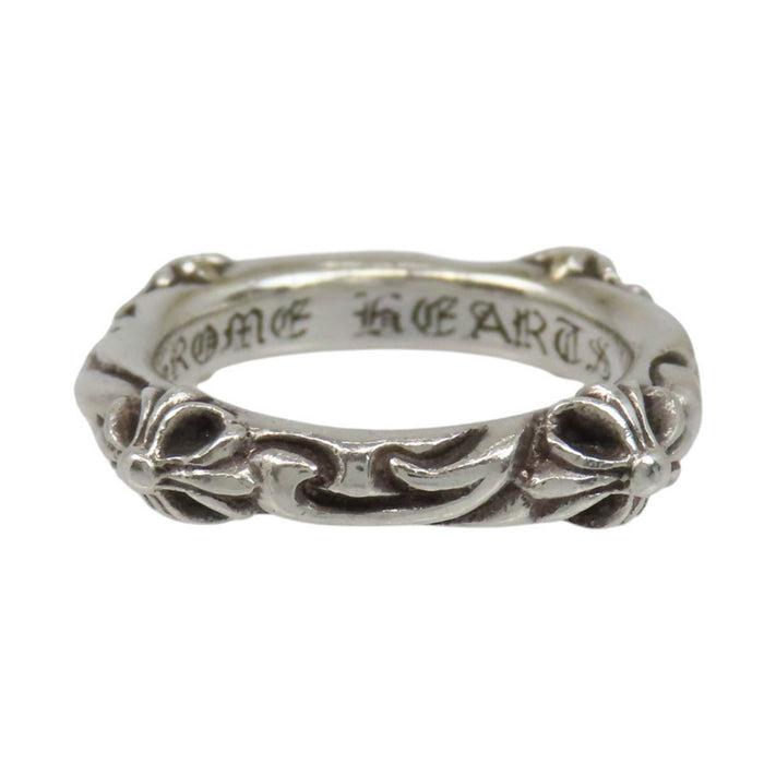 CHROME HEARTS 
CH SBT BAND cross silver stamped 1998 
SBT band ring