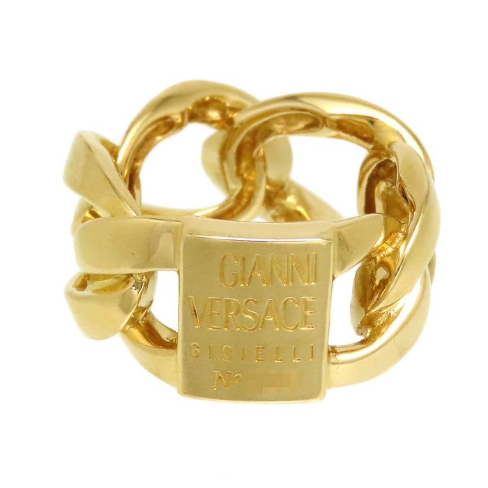 VERSACE 
Greca Chain Ring