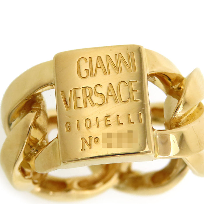 VERSACE 
Greca Chain Ring