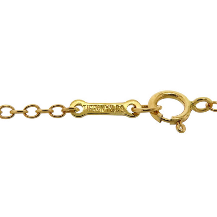 TIFFANY&Co. 
レター ネックレス イニシャル M ミディアム