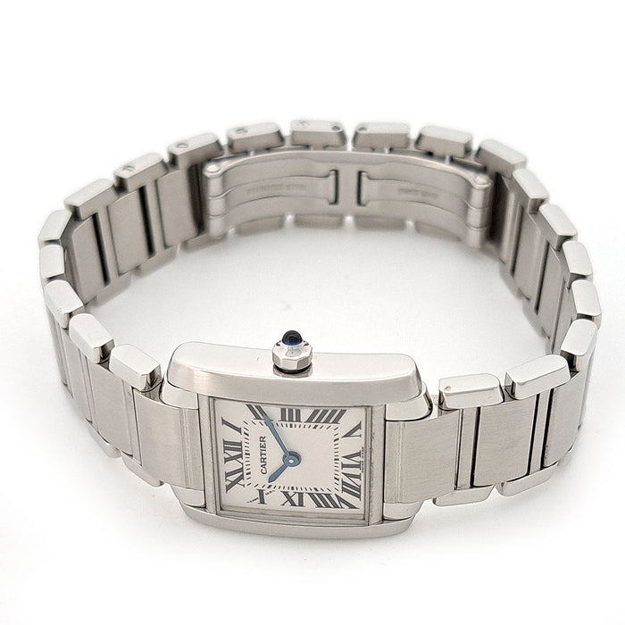 CARTIER 
Tank Française SM 
Includes box and warranty card