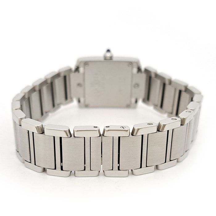 CARTIER 
Tank Française SM 
Includes box and warranty card