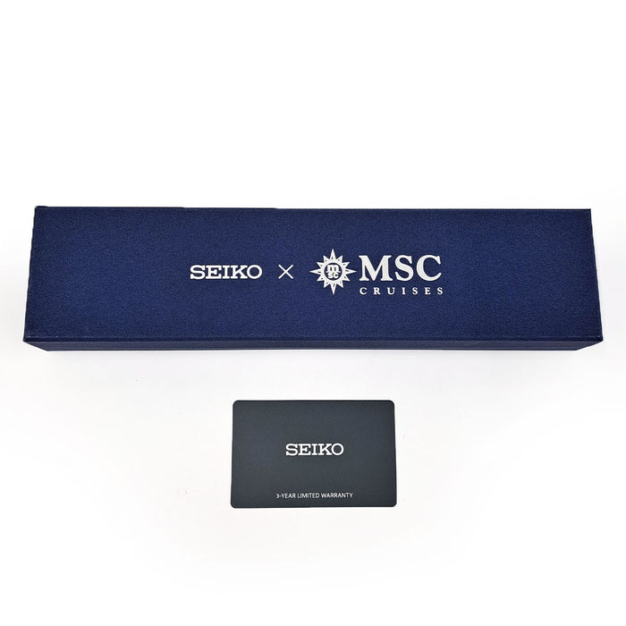 SEIKO 
MSCクルーズ 
箱ギャラ付