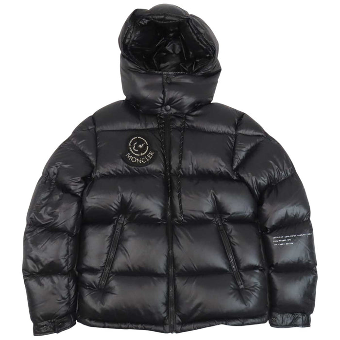 MONCLER 
藤原ヒロシ コラボ バックプリント ワッペン ナイロン 
HANTIUM ハンティウム ダウンジャケット 
モンクレールジーニアス フラグメント