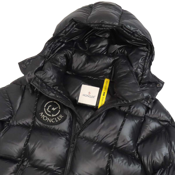 MONCLER 
藤原ヒロシ コラボ バックプリント ワッペン ナイロン 
HANTIUM ハンティウム ダウンジャケット 
モンクレールジーニアス フラグメント