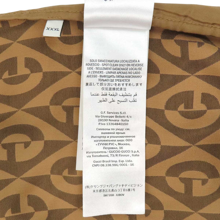 GUCCI 
総柄 
Gランバス サイドライン トラックジャケット