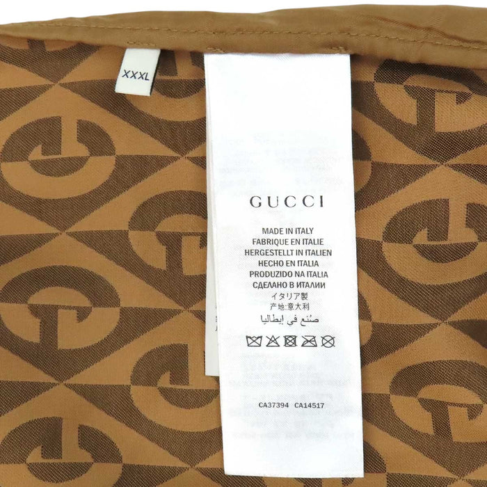 GUCCI 
総柄 
Gランバス サイドライン トラックジャケット