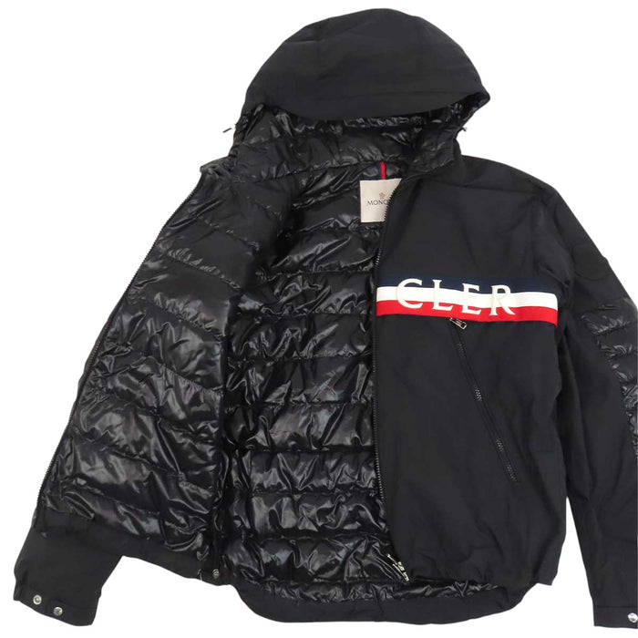 MONCLER 
ライト オラルグ トリコロール ワッペン フード ダブルジップ 
OLARGUES ダウンジャケット