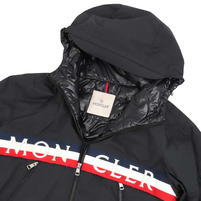 MONCLER 
ライト オラルグ トリコロール ワッペン フード ダブルジップ 
OLARGUES ダウンジャケット
