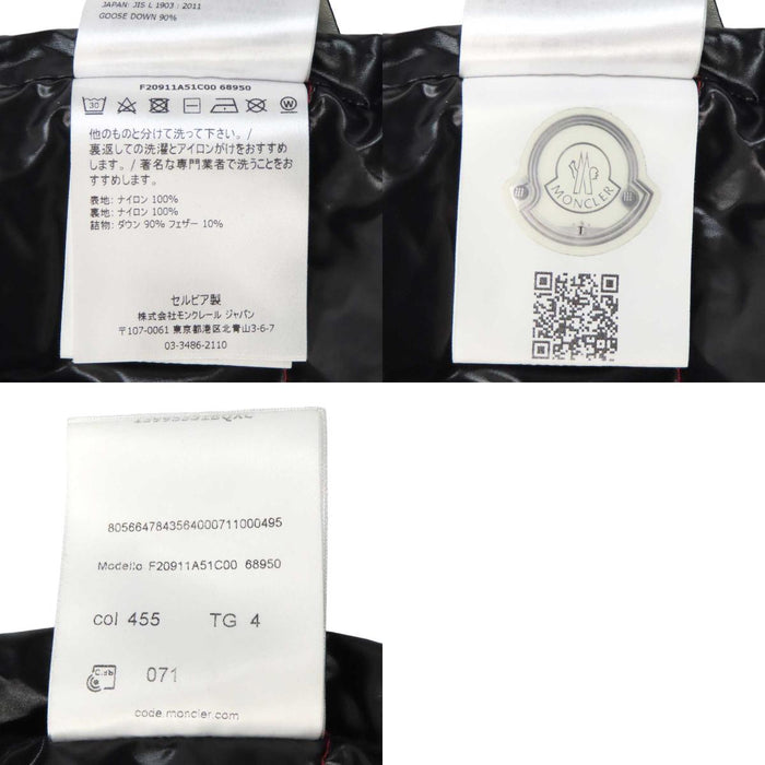 MONCLER 
フード ナイロン 
AGNEAUX GILET ダウンベスト