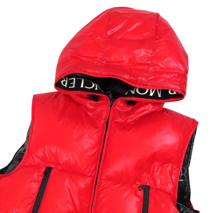MONCLER 
フード ナイロン 
AGNEAUX GILET ダウンベスト