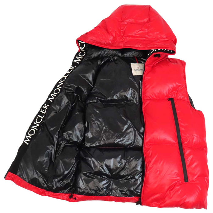 MONCLER 
フード ナイロン 
AGNEAUX GILET ダウンベスト