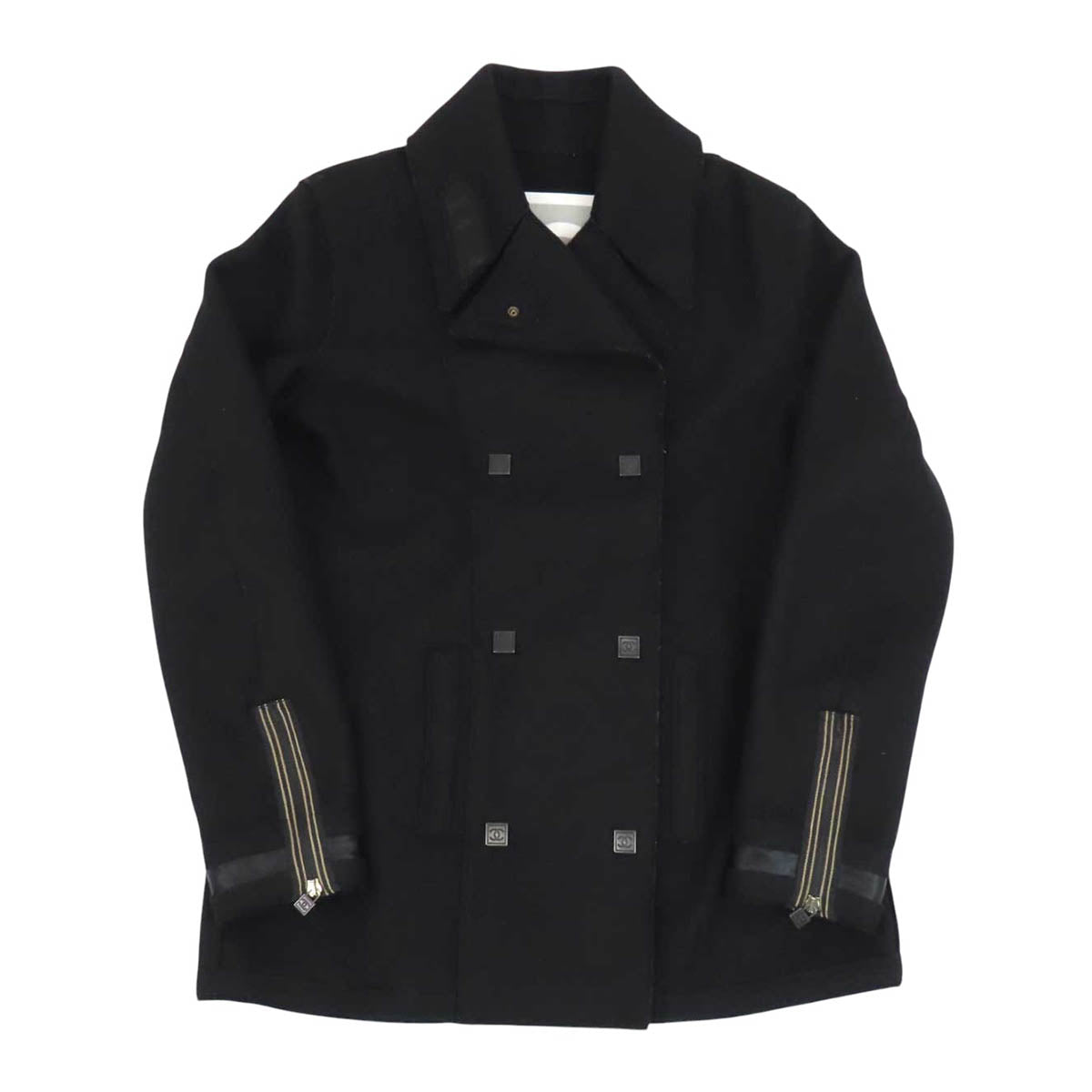 CHANEL COCO CC logo Coco buttons 05A Sports Line Coco Mark wool