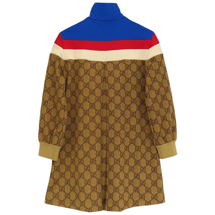 GUCCI 
ロゴ ハイネック ハーフジップ ロングスリーブ 
GG テクニカルジャージ ワンピース