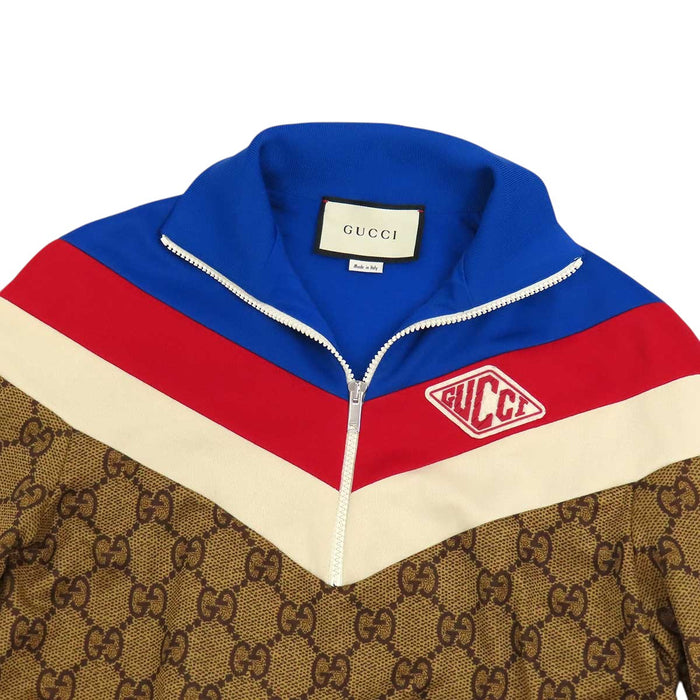 GUCCI 
ロゴ ハイネック ハーフジップ ロングスリーブ 
GG テクニカルジャージ ワンピース