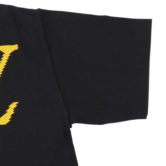 LOUIS VUITTON 
コットン クルーネック 
LV ロゴ ブリック プリント Tシャツ