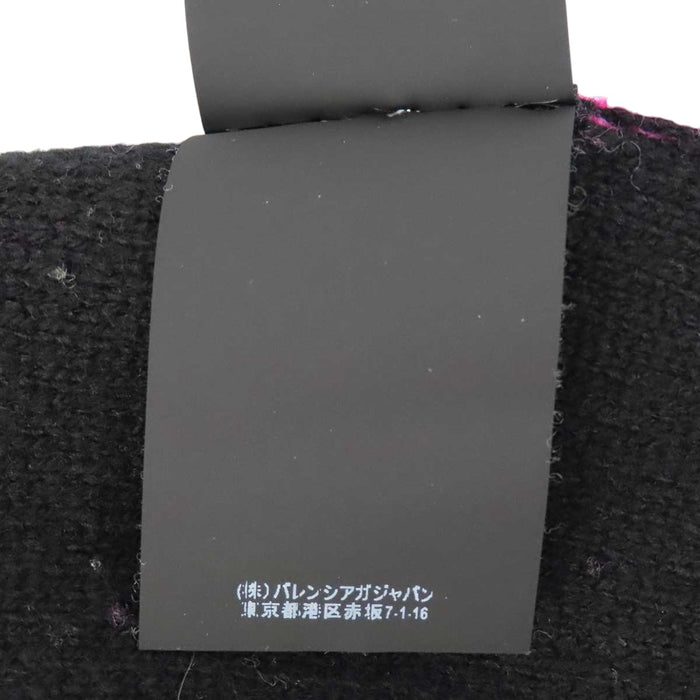 BALENCIAGA 
総柄 ウール クルーネック 
ロゴ 総柄 ニット