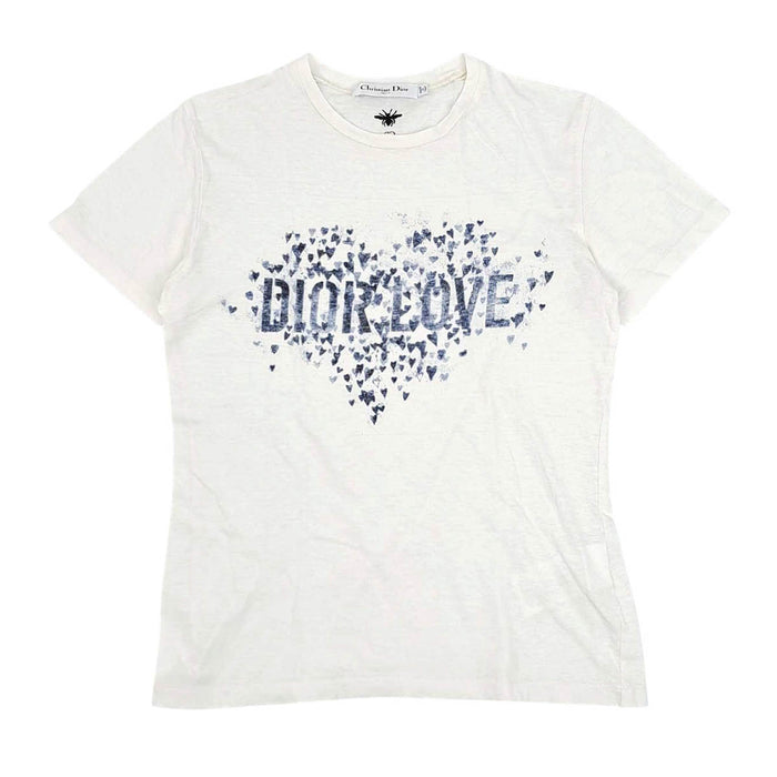 Dior 
コットン 
ハート ロゴ Tシャツ 
クリスチャンディオール