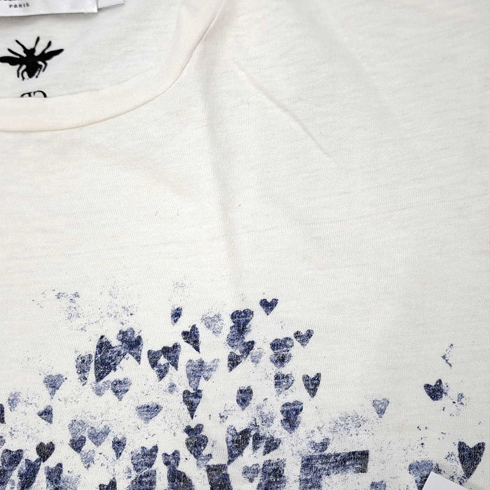 Dior 
コットン 
ハート ロゴ Tシャツ 
クリスチャンディオール